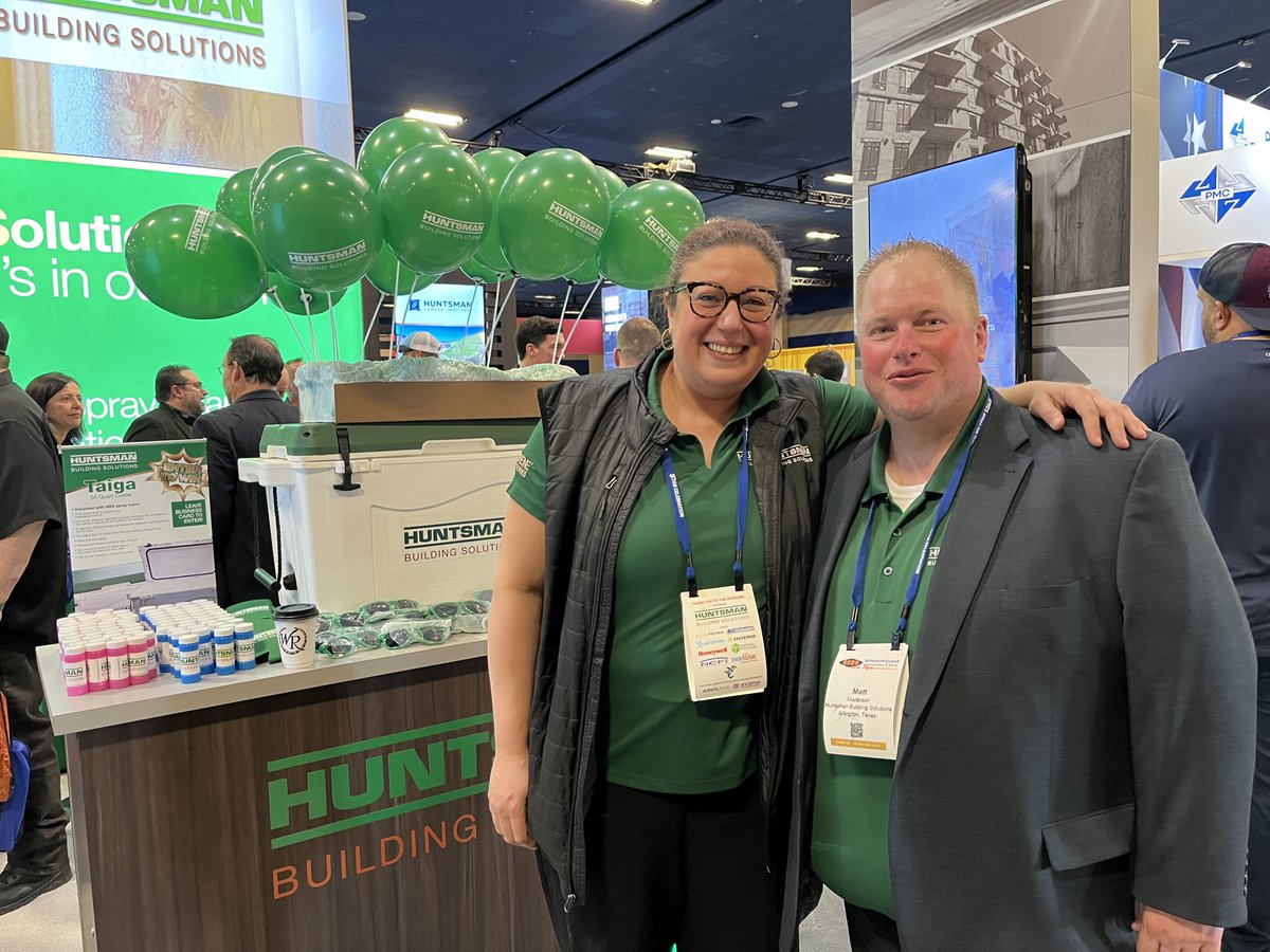 huntsman_build's tweet image. It’s the last day of exhibits at #Sprayfoam2024. Stop by the #HuntsmanBuildingSolutions booth #601 and ask us about our new #Icynene series line of spray foam. Customers of this line of products benefit from an excellent customer service and technical support package. #Huntsman