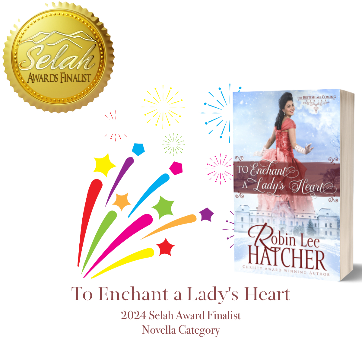 Excited to learn that TO ENCHANT A LADY'S HEART is a 2024 Selah Award Finalist in the novella category. 

amazon.com/dp/B0BRVPLHLK