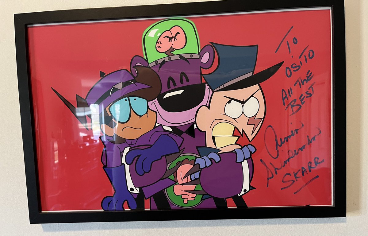 YAY!! My friend got this signed for me!!! 
#evilconcarne #billyandmandy