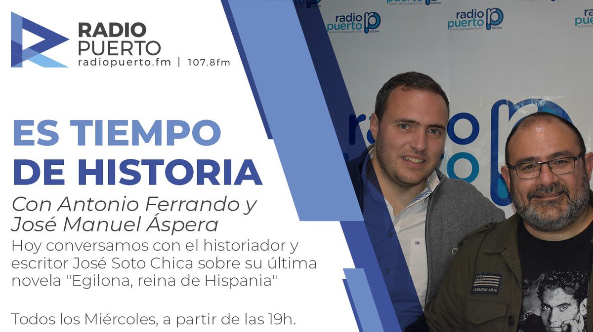 Proferrando's tweet image. Nuevo programa de Es tiempo de Historia en el que hablamos con José Soto Chica @josesotochica sobre su labor como historiador y su última novela “Egilona reina de Hispania”. No os lo perdáis. 
youtu.be/tv52pRBVQkg?si… #estiempodehistoria #radiopuerto #historiaparatodoslospublicos