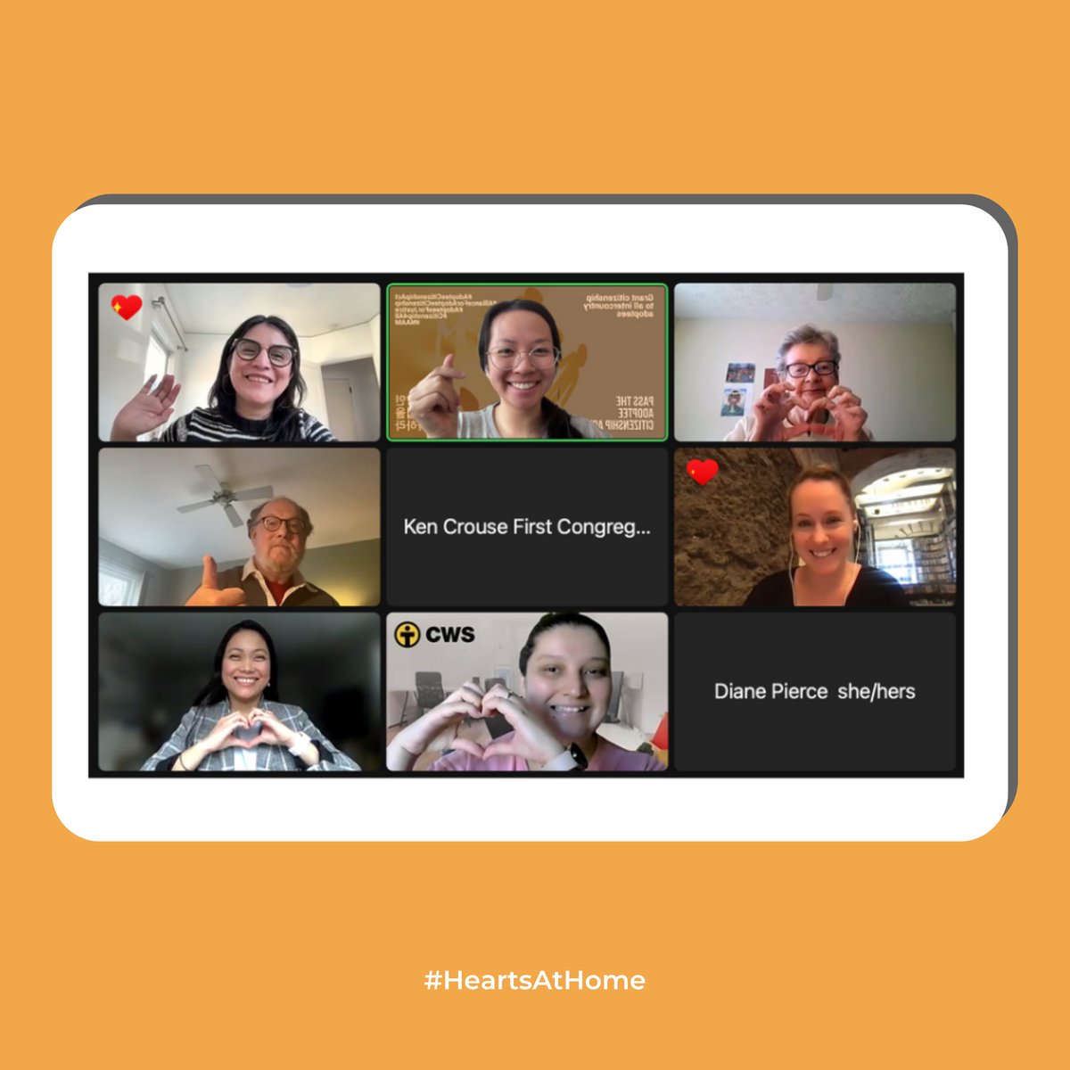 Thanks to our amazing partners who showed up today to advocate in solidarity with immigrant families!

You can still join us in urging <a href="/POTUS/">President Donald J. Trump</a> to strengthen the U.S. family immigration system before his first term ends 👉🏽 bit.ly/vofunitynow

#HeartsAtHome #Visas4Families