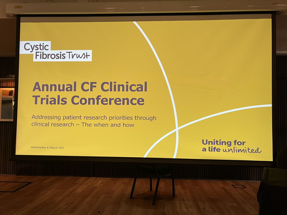 DaymanNaomi's tweet image. Inspiring talks at the annual CF clinical trials conference, thinking about the future and in particular those not eligible for CFTR modulators #cf #ukcfc #ctap #research