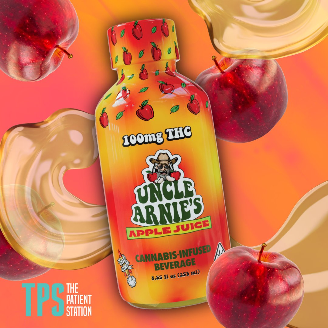 Patient_Station's tweet photo. Infused Apple Juice by Uncle Arnie's 🧊🍎
.
#thepatientstation #cannabisbeverage #cannabisdrink #weedstagram #cannagram #420friendly https://t.co/shtTlma4EX