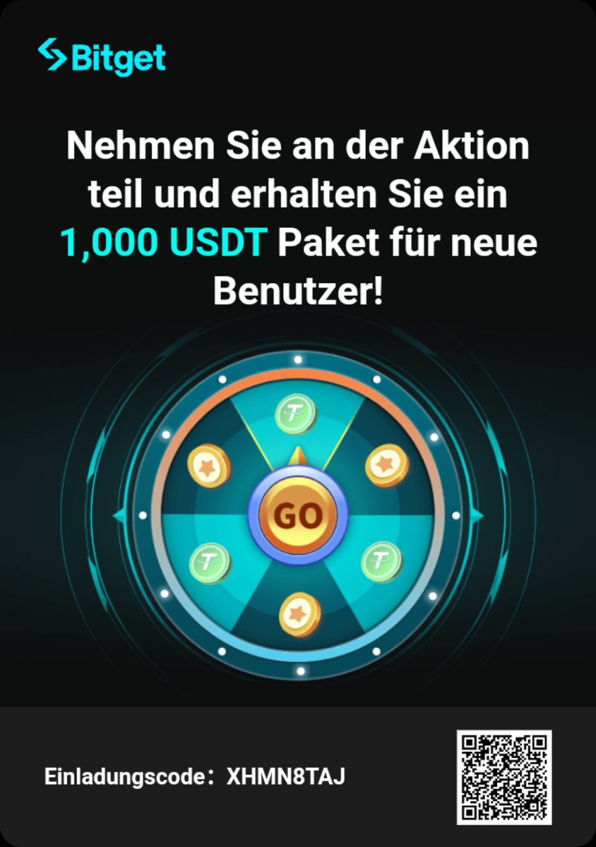 Ich versuche, einen Bonus von 100 USDT zu erhalten! Können Sie mir helfen? Sie können auch mitmachen! #FortuneWheel #Bitget
bitgetapp.com/de/referral/re…