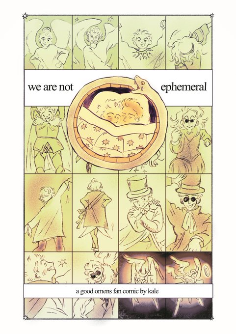 Gonna make a thread of my old #GoodOmens comic so it's easier to read on here vs having to download it ^_^ 1/8 