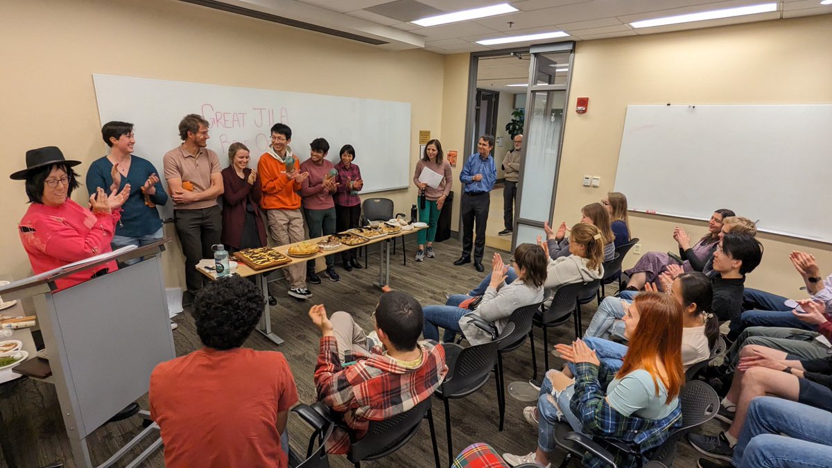 This year marks the 2nd anniversary of celebrating the Great JILA Bake Off, where JILAns, including graduate students, postdocs, staff, and Fellows participate in the institute-wide event, baking cakes, cookies, and more! jila.colorado.edu/blog/jila-jour…