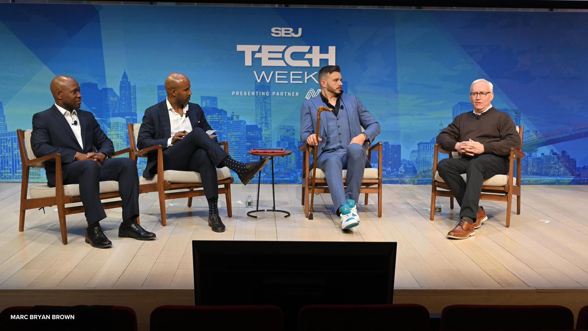 SBJ's tweet image. We&apos;re bringing together the most forward-thinking leaders in sports tech this week at #SBJTechWeek 💪

#SOTI