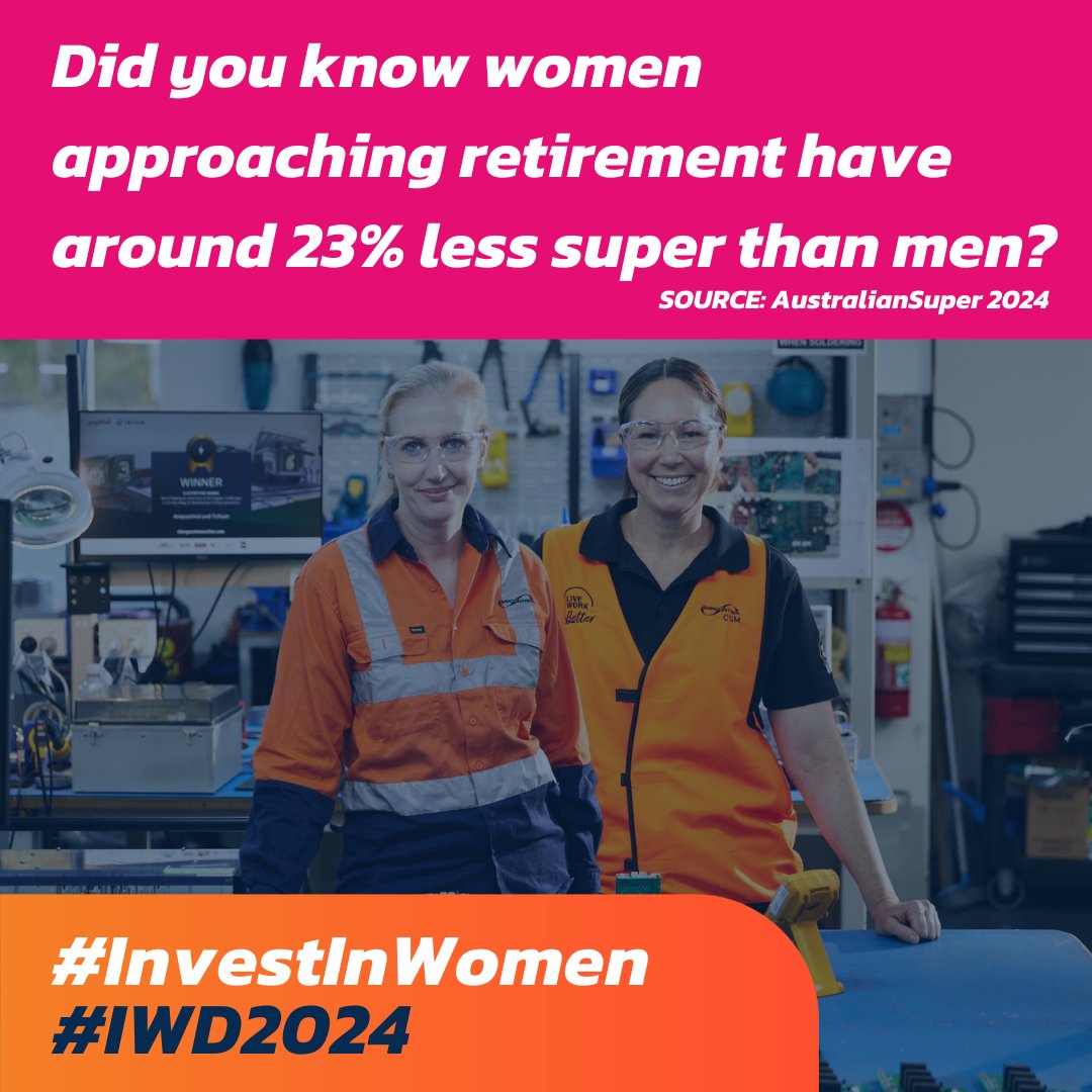 We aim to support all aspects of wellbeing for #PeopleOfAmpcontrol. Through our relationship with AustralianSuper, all our female employees have access to webinars specifically around how women can support the development of their super. 

#IWD2024 #InvestInWomen #CountHerIn