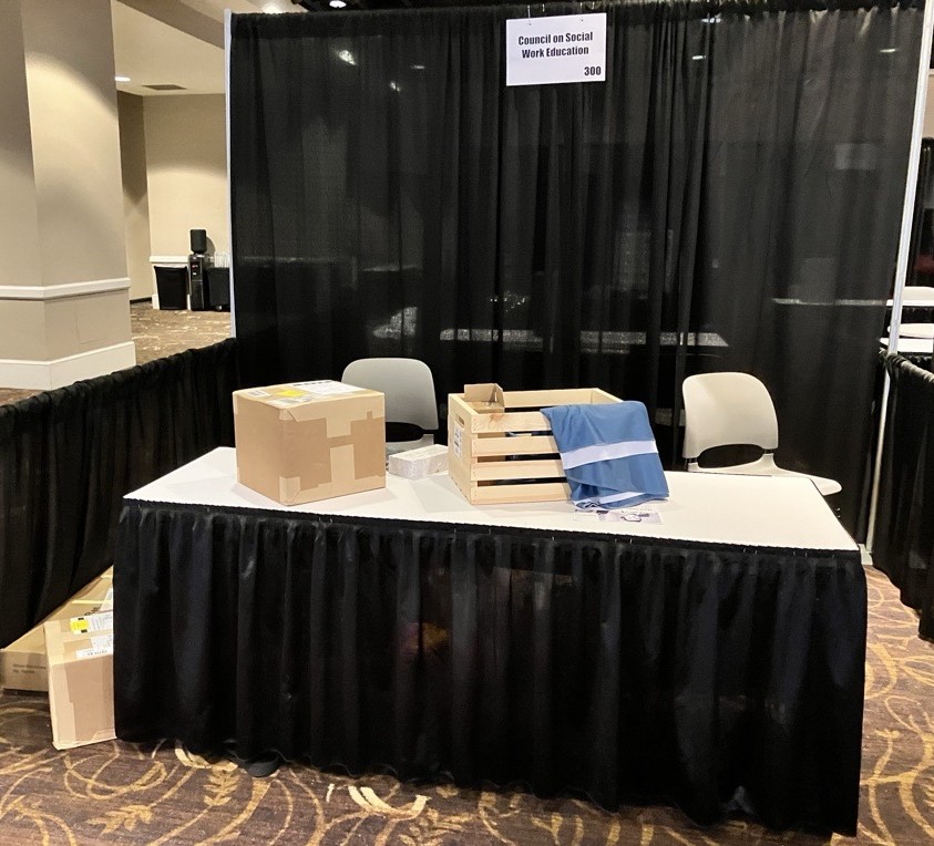 CSocialWorkEd's tweet image. 📚 We&apos;re all set up for #BPD2024 in New Orleans! Are you ready to expand your social work toolkit? Visit us in booth #300 for a curated selection of #CSWEPress books &amp;amp; teaching resources! Stop by and say hello!