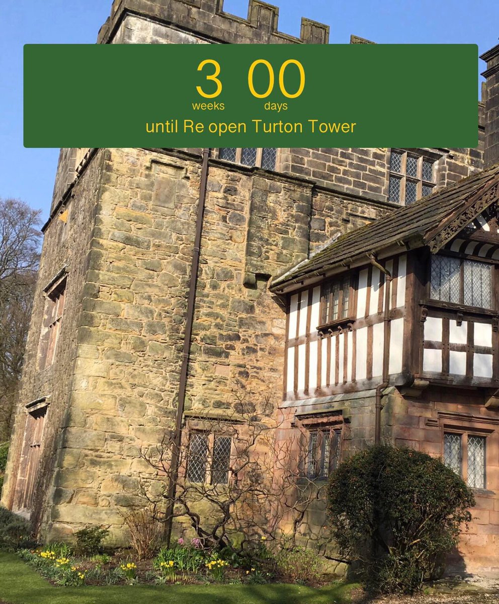 The countdown is on…. Turton Tower will reopen on Wednesday 27th March 2024.
#summerseason #opentothepublic #wecantwait