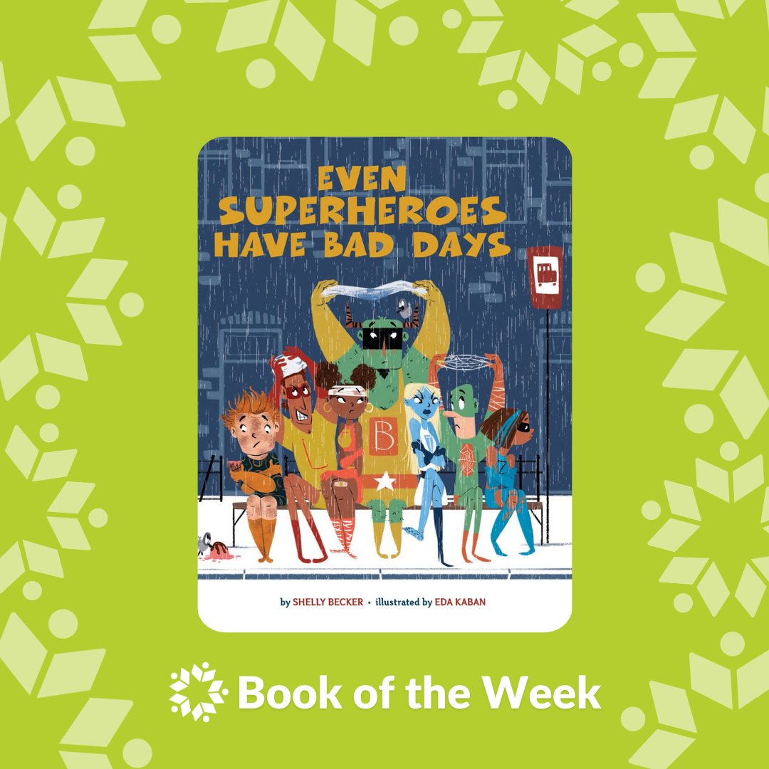 "Even Superheroes Have Bad Days" by Shelly Becker is a children's book that reassures young readers that it's normal to feel upset sometimes, even for superheroes.

#Literations #ReadingImpact #EmotionalReading