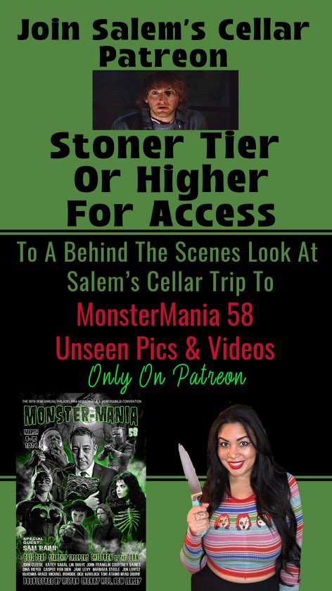 SalemsCellar's tweet photo. So excited for @MonsterManiaCon This weekend 🖤🔪
Will be posting lots of photos and videos on my Patreon 😍 
Link in my bio 🔥🔥🔥

#HorrorCommunity #Patreon #Contentcreater #SmallStreamerCommunity #SmallStreamersConnectRT https://t.co/P3XLakdquh