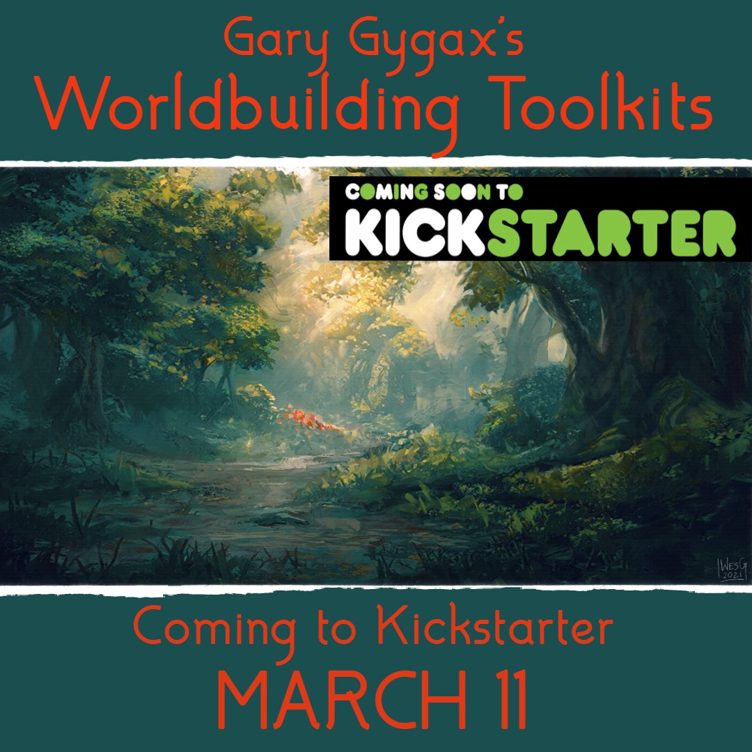 trolllordgames's tweet photo. Less than one week until the launch of the Kickstarter for Gary Gygax's Worldbuilding Toolkits! Everyone who backs in the first 48 hours gets $150 in free product. Check it out and sign up for early notifications!
#worldbuilding #ttrpg #garygyax 

https://t.co/LZgvpLYrjX https://t.co/8nQ9Jg3hBW