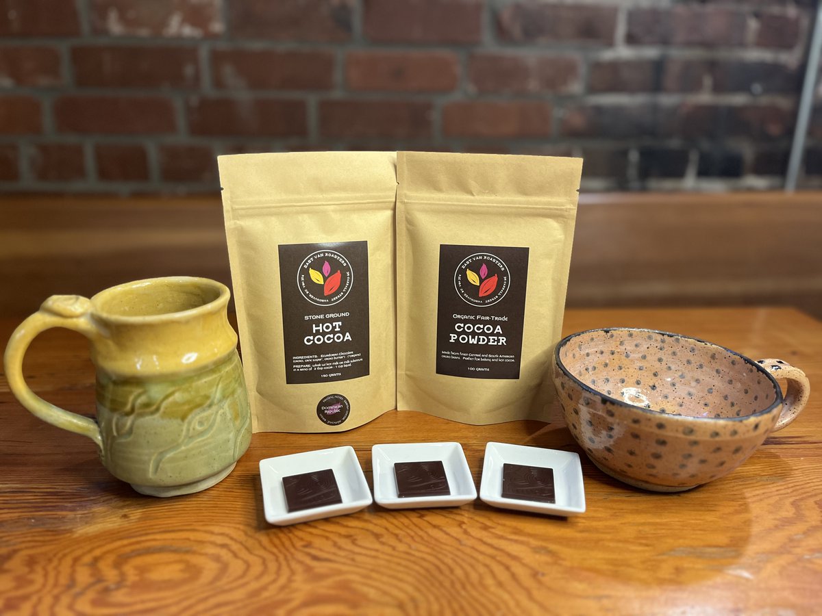 Eastvanroasters's tweet image. Cozy up at home with your own homemade East Van Roasters&apos; hot chocolate! ☕🍫 Whether you&apos;re using our signature mix or starting from scratch with our premium cocoa powder, you&apos;re in for a treat. #HotChocolate #VancouverBC #SocialEnterprise #DTES #Gastown #YVRChocolate