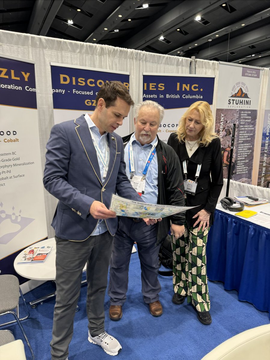 GoldInvest_B's tweet photo. Exciting to explore companies with multiple assets of critical batterymetals like #copper and #cobalt combined with #gold and #silver prospects here at PDAC in Toronto.
#pdac24 $GZD.V https://t.co/sguGeqaiq2