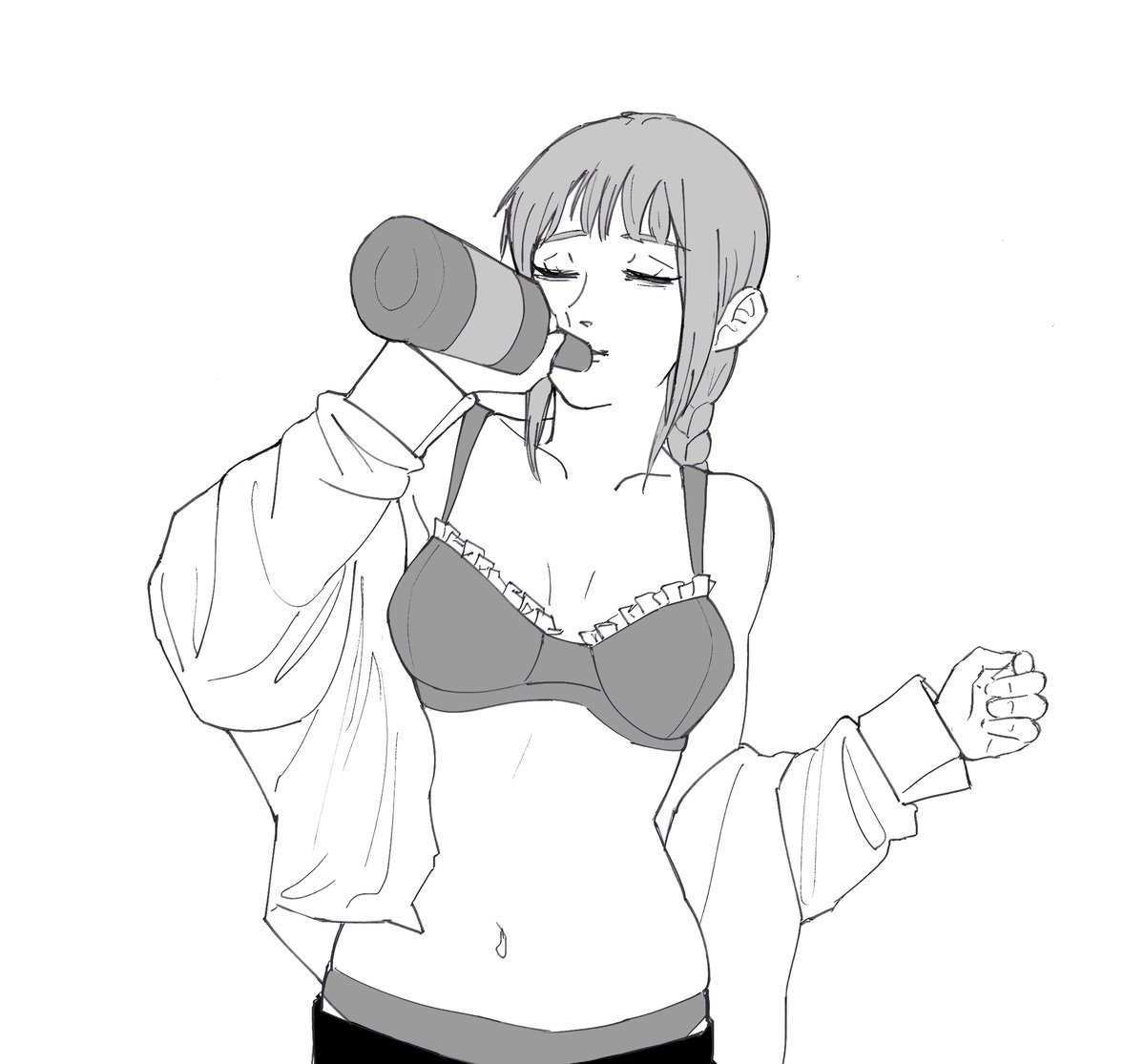 post shift drink #チェンソーマン #chainsawman