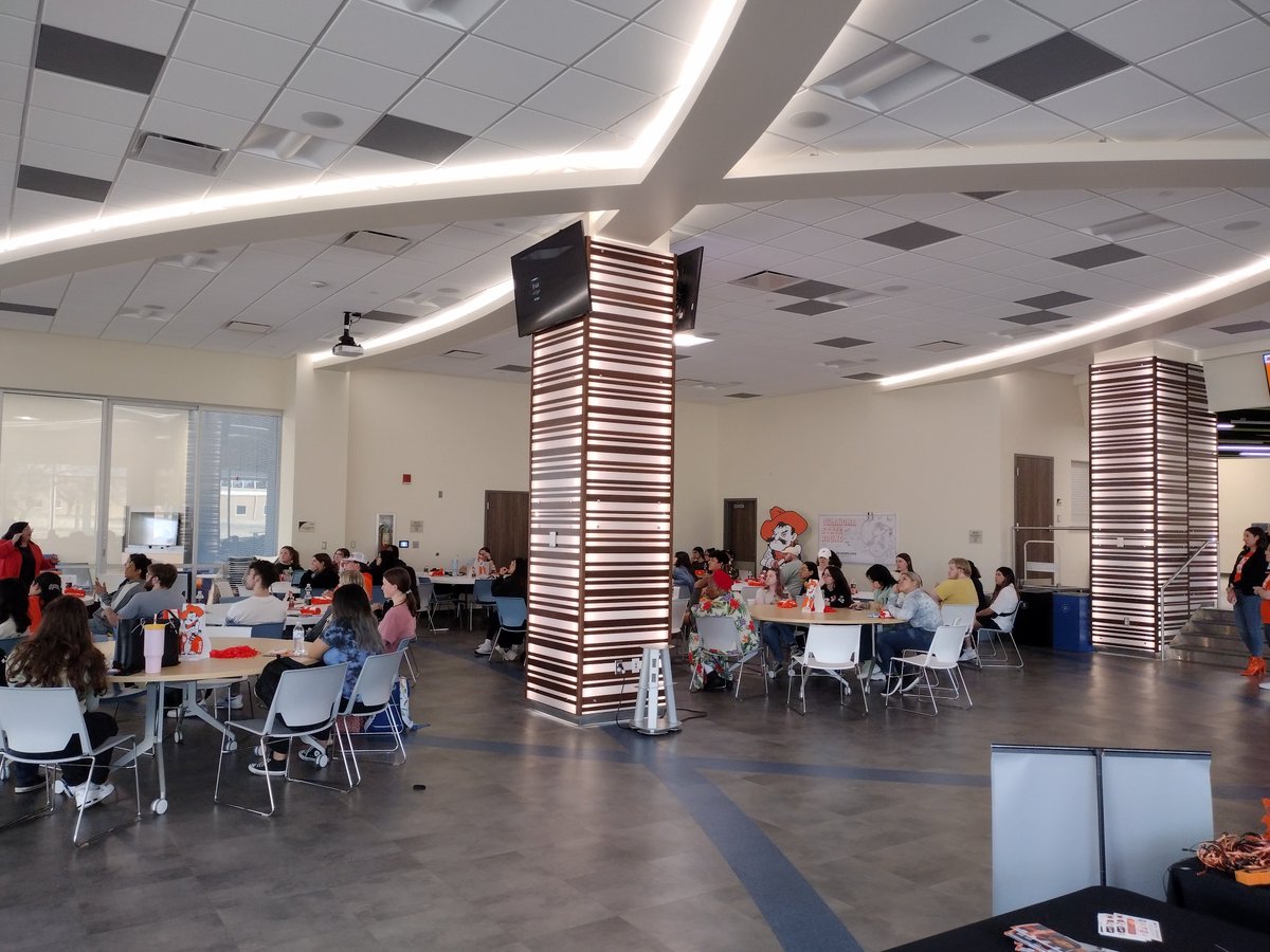 mc_prof's tweet photo. Love to work with our partners in education at @tulsacc ! Packed house for transfer information to @osutulsa or @okstate https://t.co/WrO1QugJ4B