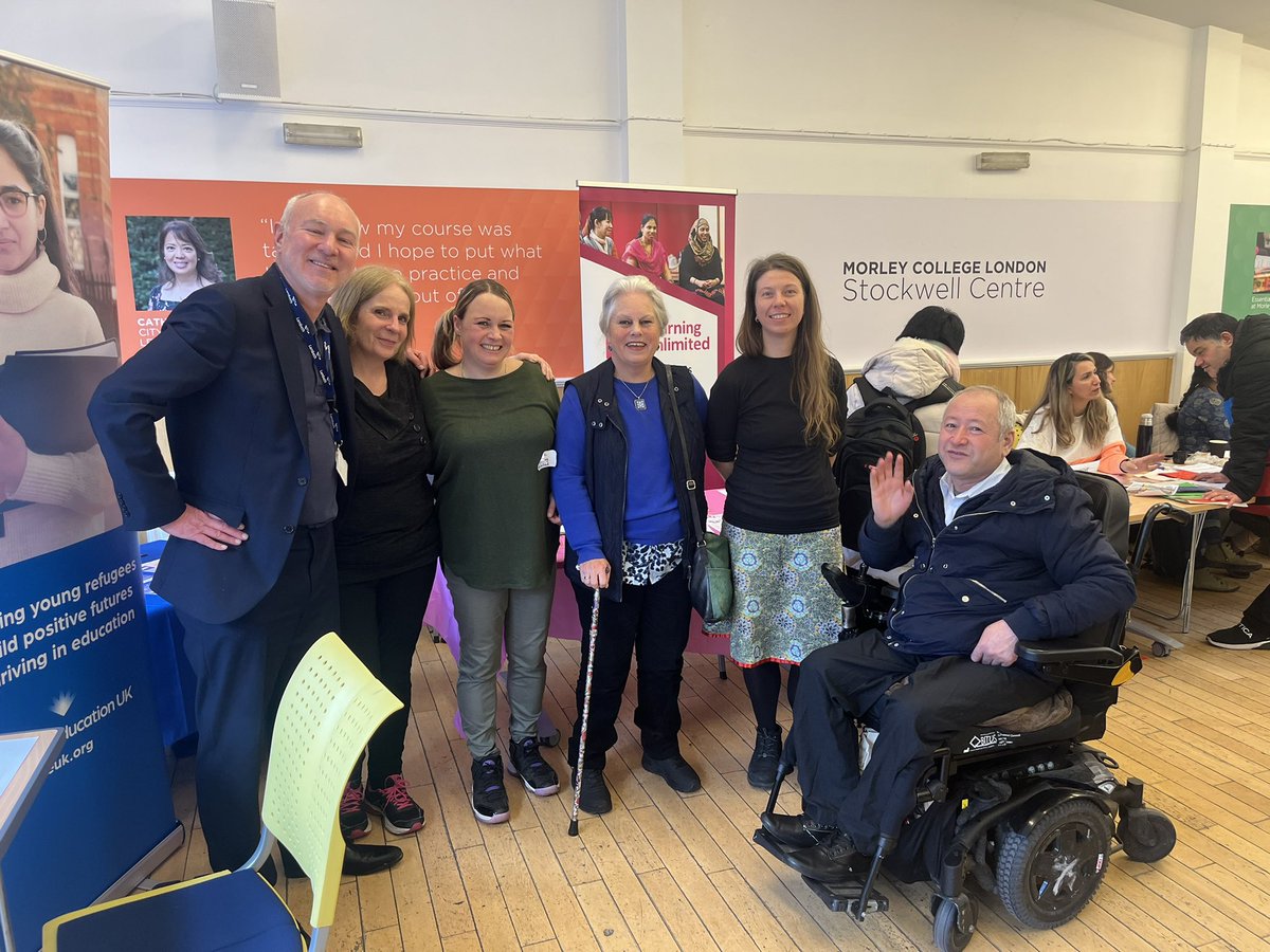 Jim4Dartford's tweet photo. Brilliant ESOL fair for sanctuary seekers &amp; migrant communities today superbly organised by Adela @EFALondon &amp; supported by @morleycollege @lambeth_council @LearningUnltdUK @ReedPartnership &amp; others. Vital that sanctuary seekers get the best possible language support to flourish! https://t.co/d9QqGC5rAK