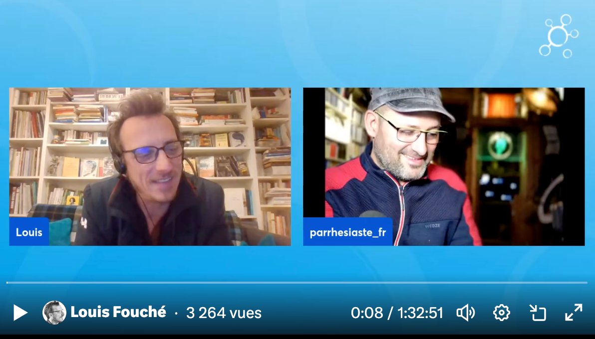 Un immense merci à @louisfouch3 pour ce moment d'échange sur le thème #IngénierieSociale + #GuerreCognitive : plus on décrypte, plus on crée des alliances et des coopérations, plus on valorise' le collectif, l'intelligence collective, et plus on s'arme pour riposter à ces…