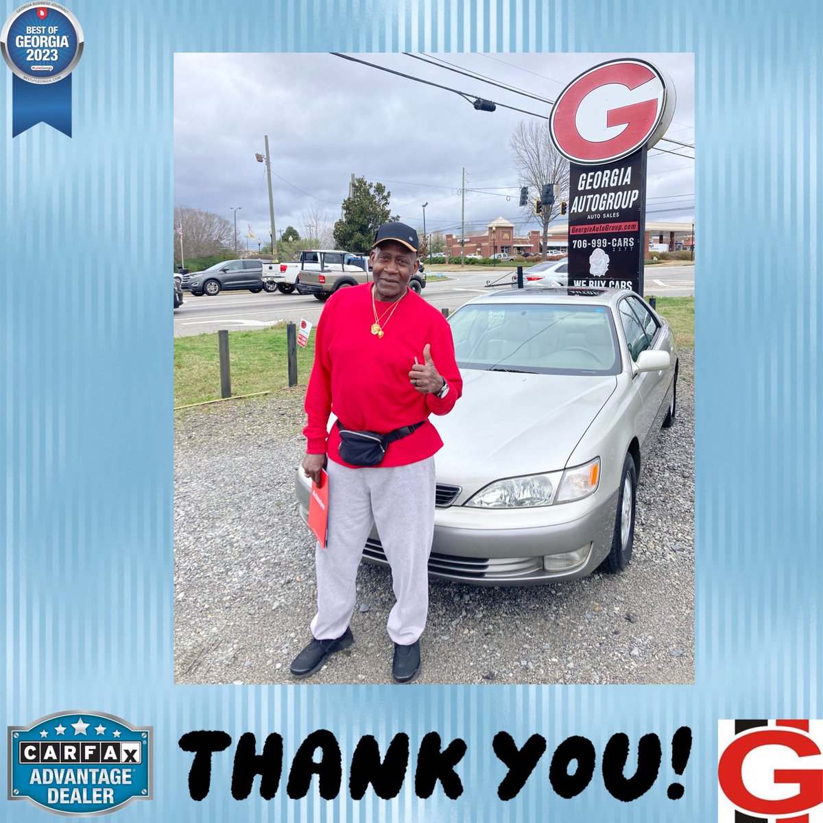 GAautogroup's tweet image. Thank you for your business! 🚗 
#thankyou #greatdeal #lexuses300 #lexus 
#nodealerfees🚫 #showmethecarfax🦊 
#smallbusiness #familyownedbusiness #eatonton #lakeoconee #greensboro #madison #watkinsville #milledgeville #winder #athens #augusta #macon #covington #putnamcounty