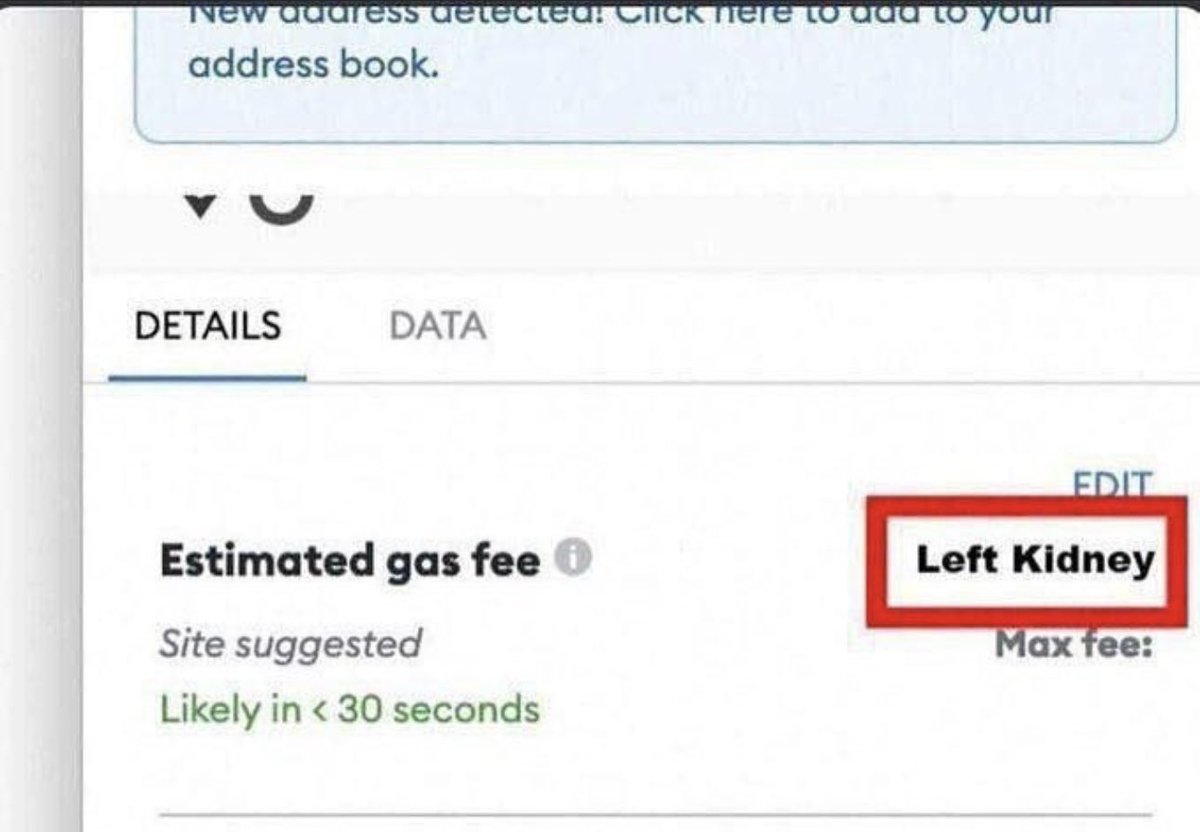 CryptoGodJohn's tweet photo. Paying $ETH gas fees be like https://t.co/MCg9kFwb5M
