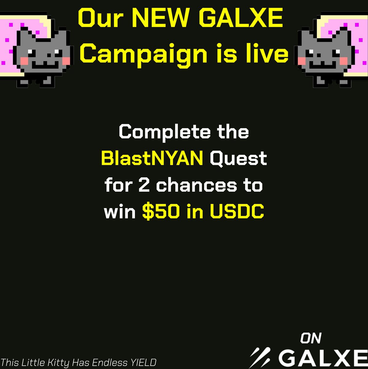 We're doing a bigger and better campaign on @Galxe Participate for 2 chances to win $50 USDC in our Raffle. Our Campaign goes live at 00:00 UTC @ galxe.com/nZnTDhor2iprFx…