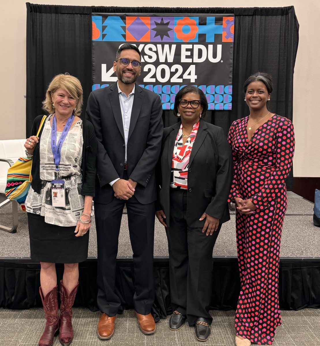 Honored to moderate panel with thoughtful educators trying to figure out post affirmative action landscape ⁦@SXSWEDU⁩ w/⁦@1MillionDegrees⁩ ⁦⁦@EdEquityLab⁩ ⁦@UMich⁩