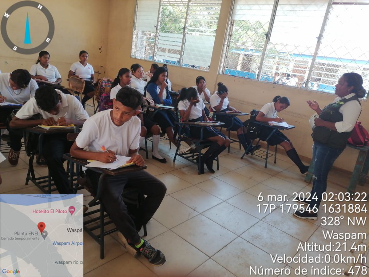 MarenaNicaragua's tweet image. Con el objetivo de crear conciencia ambiental en estudiantes del colegio #INOS, sobre buenas prácticas ambientales para la prevención de incendios en áreas protegidas, realizamos taller demostrativo sobre la importancia de prevenir incendios forestales.

#EvitemosLosIncendios