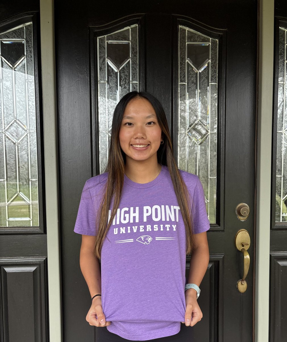 I’m so excited to announce my verbal commitment to continue my athletic and academic career at High Point University!! I am beyond thankful for my family, coaches, and teammates who have supported me and helped me get here💜💜#gopanthers 

@hpu_wsoc @ohioelite @LebanonHSSoccer