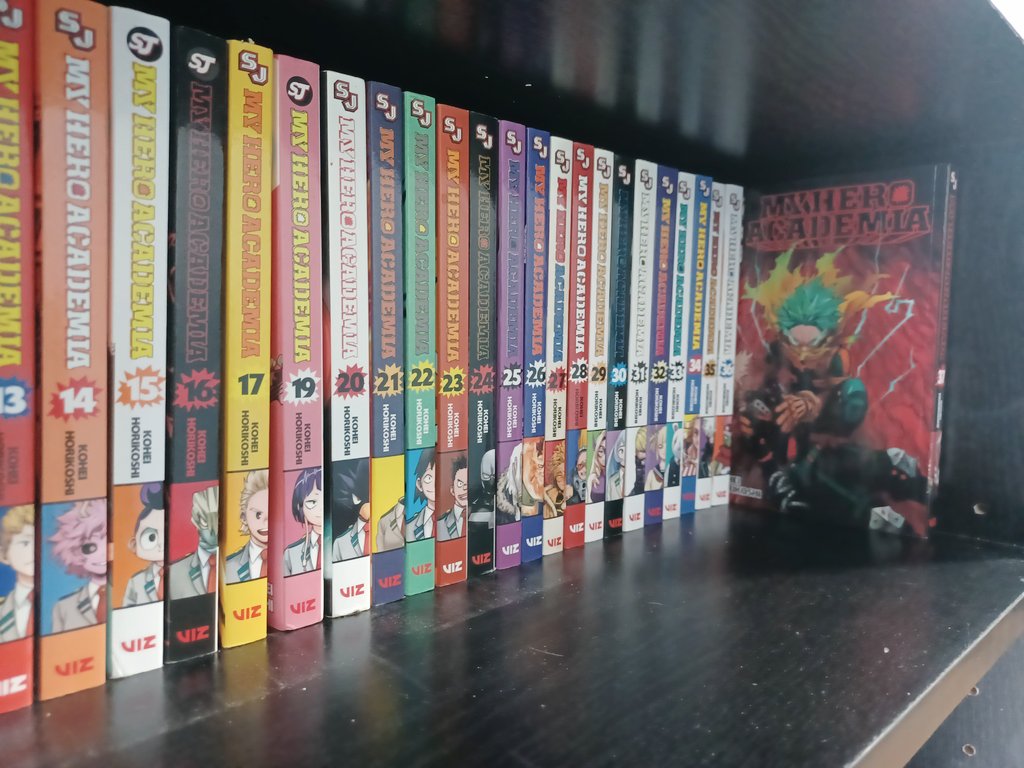 5.6.24 My Hero Academia Volume 37 Release day!! 

Such a awesome cover, the art is dark matches the tone of the story! Always a great day when a new volume is released, also nearing the end.  Hope everyone enjoys it 

<a href="/Crunchyroll/">Crunchyroll</a> <a href="/VIZMedia/">VIZ Media</a>   <a href="/MHAOfficial/">My Hero Academia</a> <a href="/WSJ_manga/">Shonen Jump News</a>