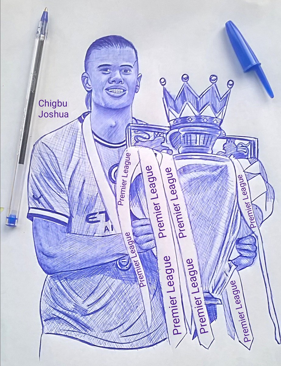 Manchester City is the First Football Club to reply me on Facebook after i posted my Drawing of Erling Haaland #Naira Mummy Zee Real Madrid Third Mainland Bridge Lekki Vinicius Lagos Sanusi Arolake Peter Obi Julian Alvarez Another 60m Bashorun Ruger and BNXN
