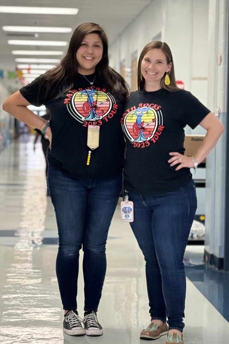 mrs_shoemake's tweet photo. Twin day for Read Across America & SEL week. Nothing like smiles to improve your emotional state ๐ซถ @NISDMichael #mathleaders #PeteTheCat https://t.co/z9XhELW8Mu