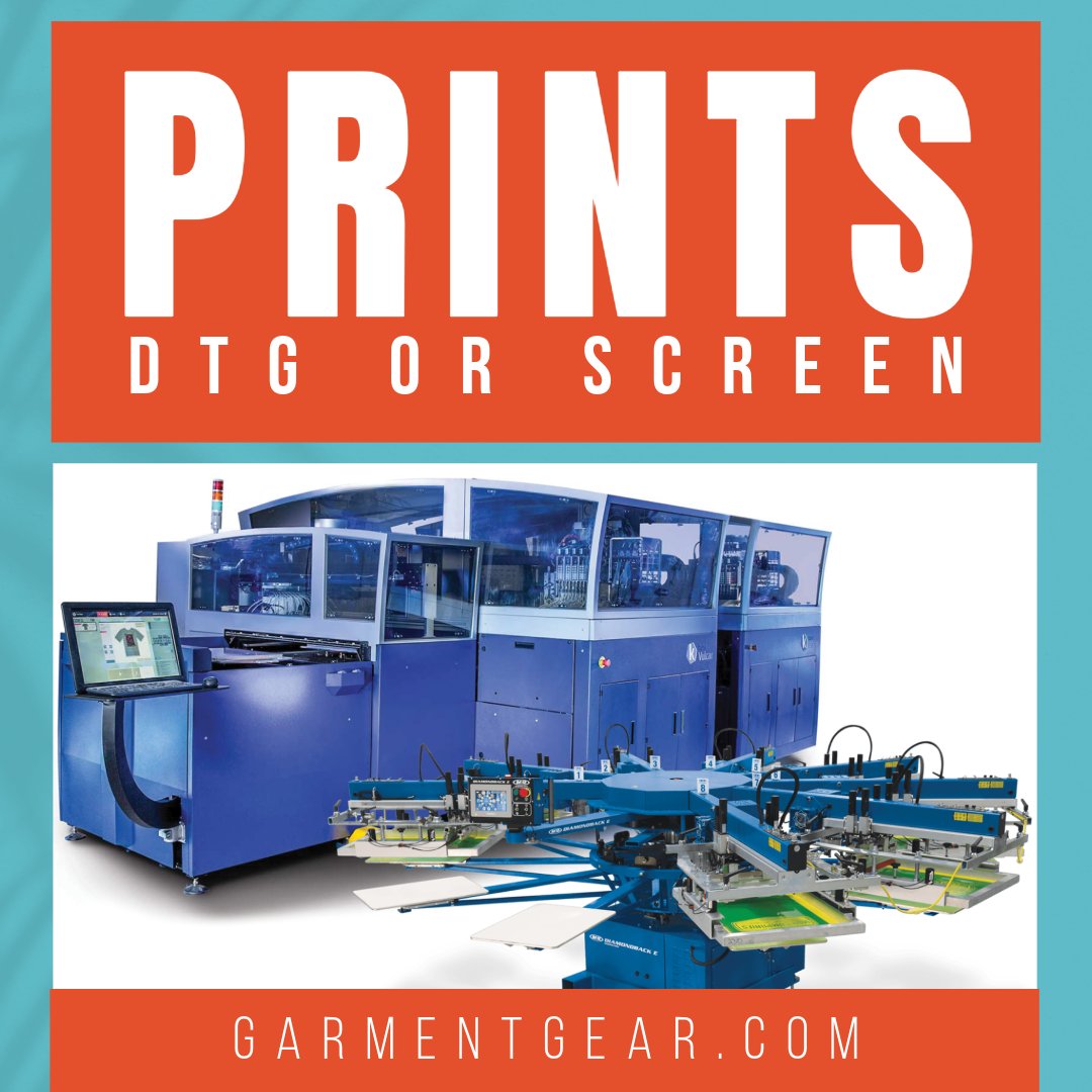 Garmentgear's tweet photo. Need something different? For 2024 we’re now offering a great Hybrid DTG &amp; Screen Printed Bundle at a lower price point! Contact us today to see how we can help.👕 https://t.co/hjgHAlm2uQ