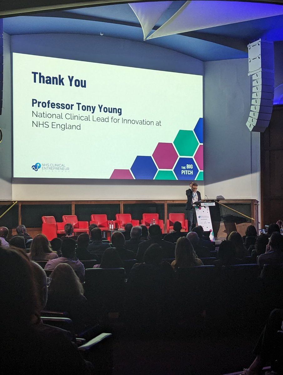 It was fantastic to be at the NHS Clinical Entrepreneur Programmes #CEPBIGPITCH. It was inspiring to see the innovations being developed in our NHS. @DrTonyYoung finished by stating that innovation means the future will be better than the past. That is so true for dementia.