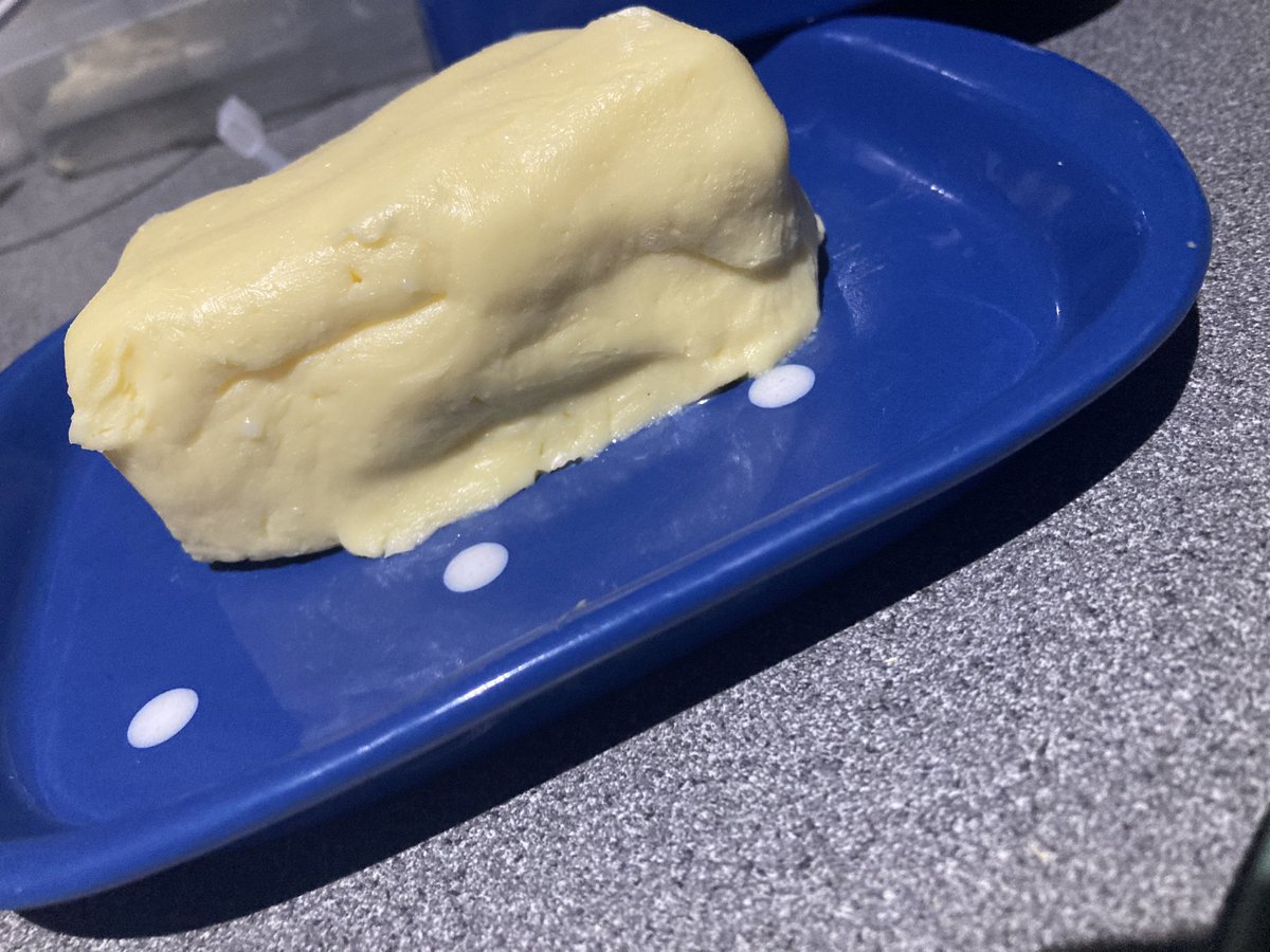 NerdBitchNProud's tweet photo. Look at my greasy fat knob! #HomemadeButter https://t.co/ggmfY4Rudh