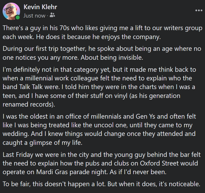 kevinklehr's tweet image. #age #older #growingold #growingolder