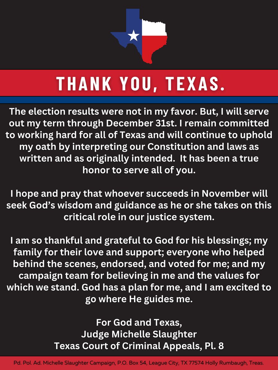 Judge Michelle Slaughter tweet media