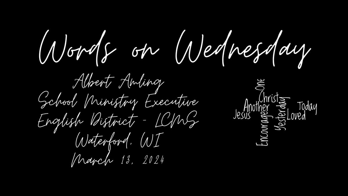 LutheranEd's tweet photo. Today's WOW video is by Albert Amling. His video talks about favorite teachers who are transformational. To see his video, go to https://t.co/F3pW6KwmxL #lea #WOWvideo #albertamling https://t.co/yQWpVHoOmg