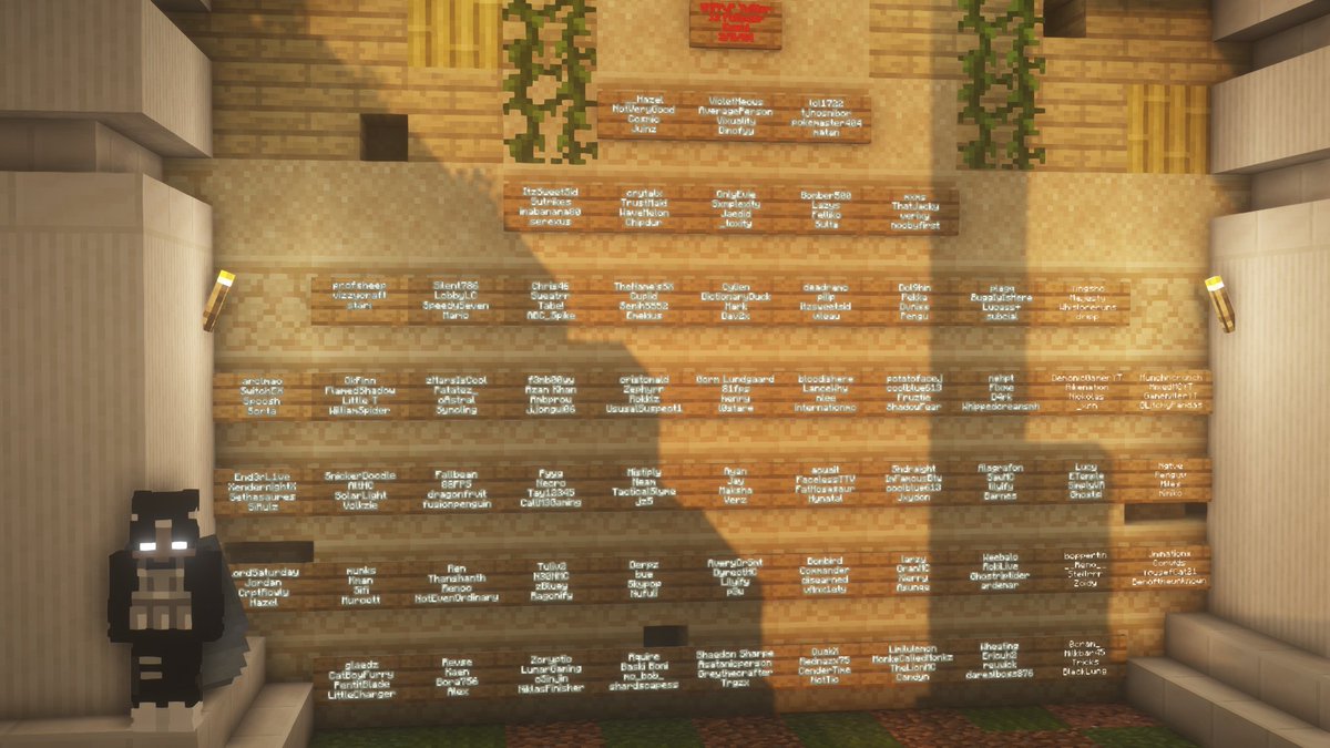 First 600 people to Like, Follow, and Reply get their names on the second SMPPVP name board forever!