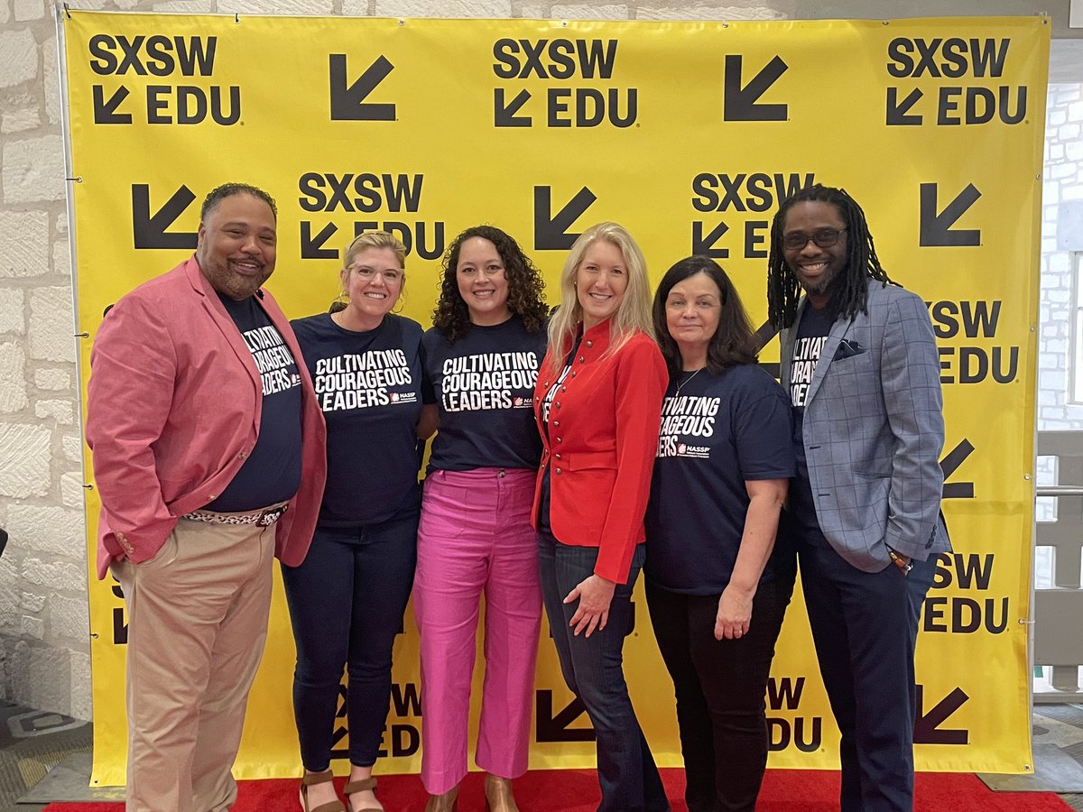 James Allrich (@jamesallrich) on Twitter photo Honored and grateful to represent <a href="/NASSP/">National Assoc. of Secondary School Principals</a> at #SXSWEDU on a panel focused on “Innovation in Culture: Lead with Vision, Voice & Heart” Honored and grateful to represent <a href="/NASSP/">National Assoc. of Secondary School Principals</a> at #SXSWEDU on a panel focused on “Innovation in Culture: Lead with Vision, Voice & Heart”