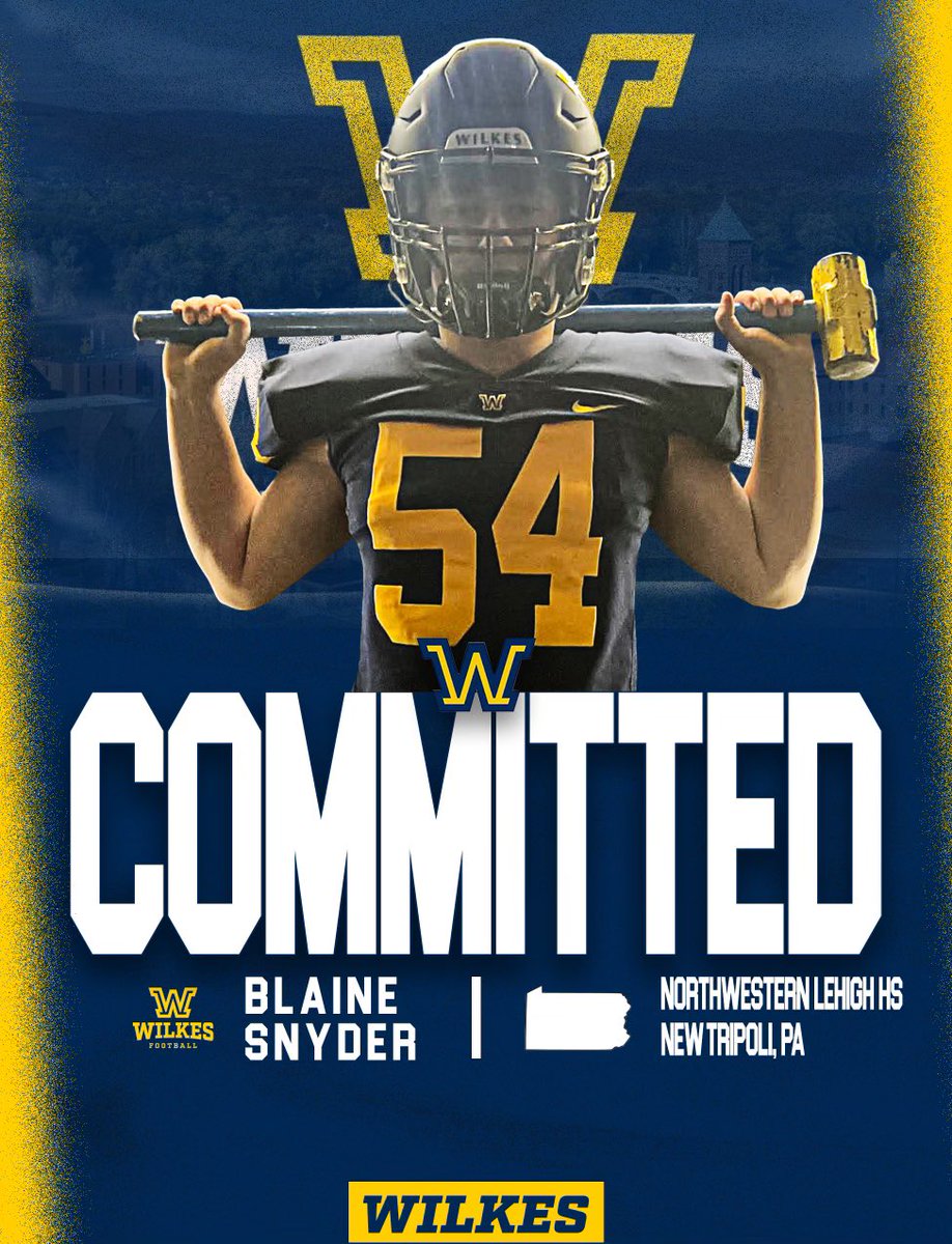 I am extremely excited to announce that I will be attending Wilkes University for the next 4 years to continue my academic and athletic career. I would like to thank everyone who has helped me throughout my career. @CoachBiever @WilkesFootball