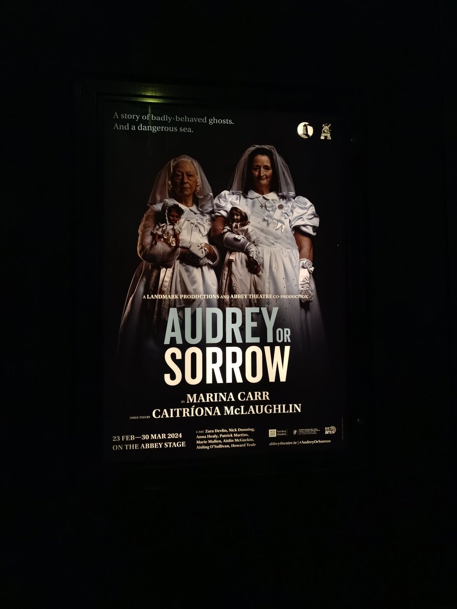 Absolutely haunting. 👻 I loved it! @AbbeyTheatre  #AudreyOrSorrow