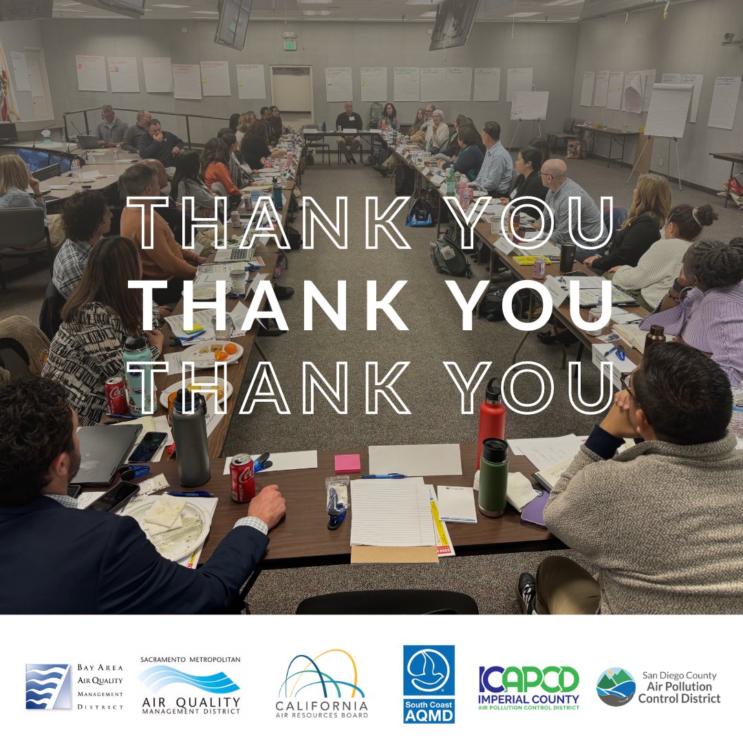 District staff met with Community Air Protection Program partners including <a href="/AirResources/">CARB</a>, <a href="/SouthCoastAQMD/">South Coast AQMD</a>, <a href="/AQMD/">Sac Metro Air District</a>, <a href="/AirDistrict/">Bay Area Air Quality</a>, <a href="/sdapcd/">San Diego County Air Pollution Control District</a> and <a href="/county_air/">Imperial County Air Pollution Control District</a> today. Details below!