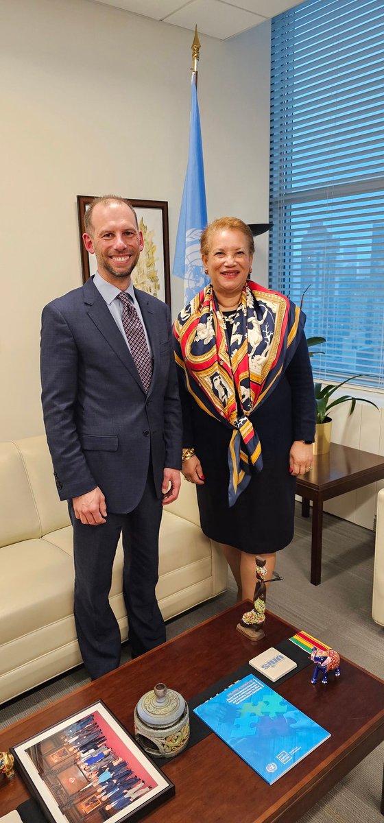 The High-Level Committee on Management plays an important role in coordination &amp; reform across #UN organisations.

It was great to discuss with Catherine Pollard, HLCM Chair, our work on preventing sexual harassment, HR, AI &amp; disability inclusion.

#HLCM #UN #Management
