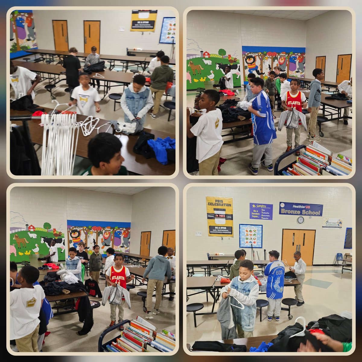 Mtc1914's tweet photo. The Sanders Elite Gents took the opportunity to straighten up the lost and found closet. They also took an Interest Assessment to find out what career is best for them. #proud #developingyoungmen
@SandersES1 @kath_bender @SS1_principal https://t.co/5vO35uJNkF