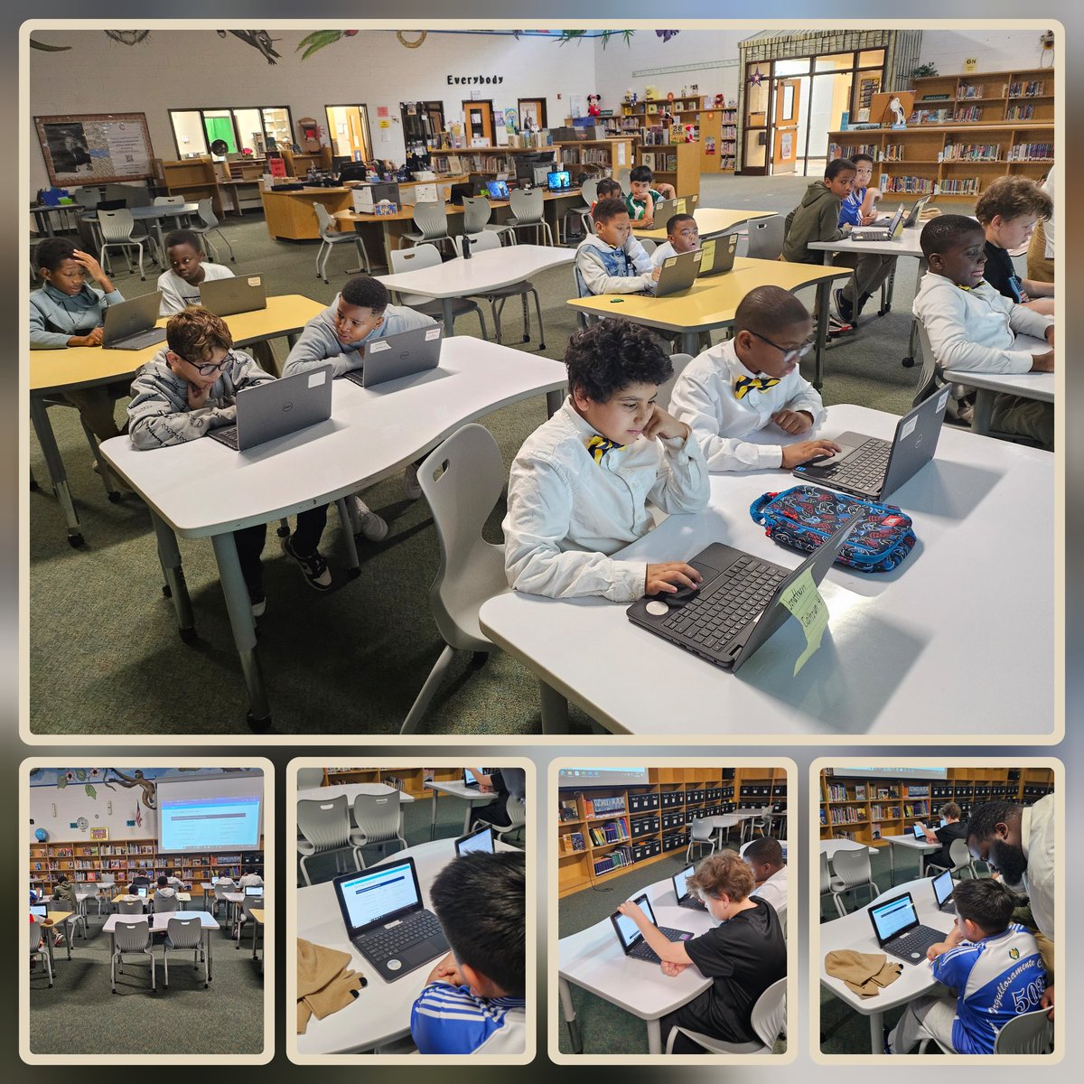 The Sanders Elite Gents took the opportunity to straighten up the lost and found closet. They also took an Interest Assessment to find out what career is best for them. #proud #developingyoungmen
<a href="/SandersES1/">SandersES</a> <a href="/kath_bender/">Kathleen Bender</a> <a href="/SS1_principal/">Tiffany Jackson</a>