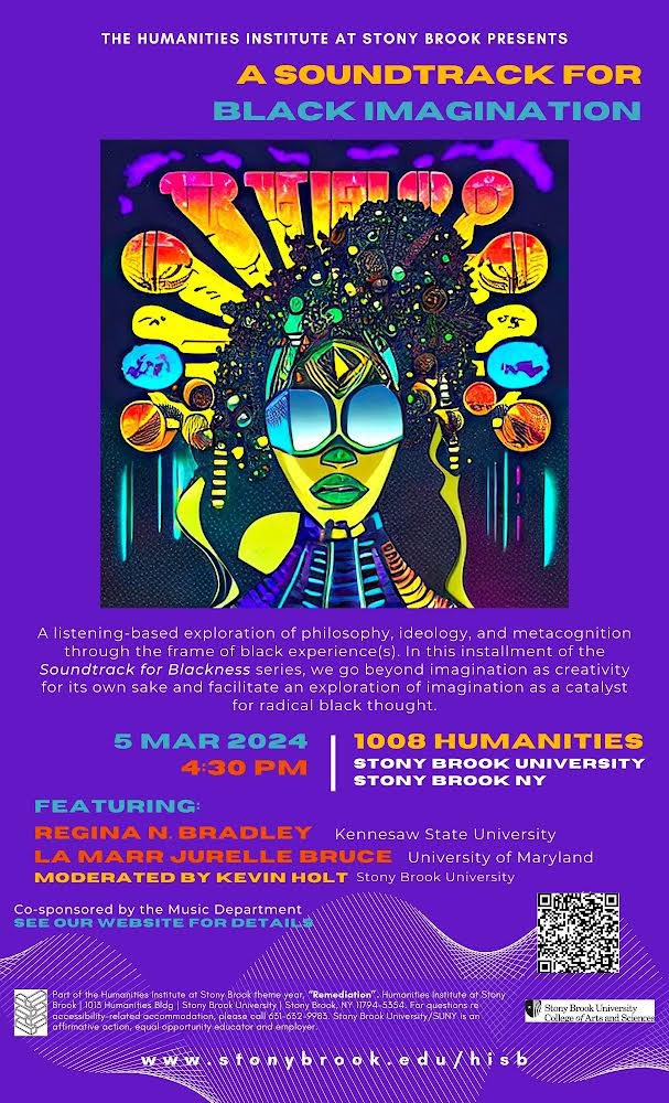 Kevin_C_Holt's tweet photo. Thank you @Afromanticist and @redclayscholar and everybody who came out to support A Soundtrack for Black Imagination @stonybrooku! It was truly magical. More to come in the future! https://t.co/JBX14GCAEO