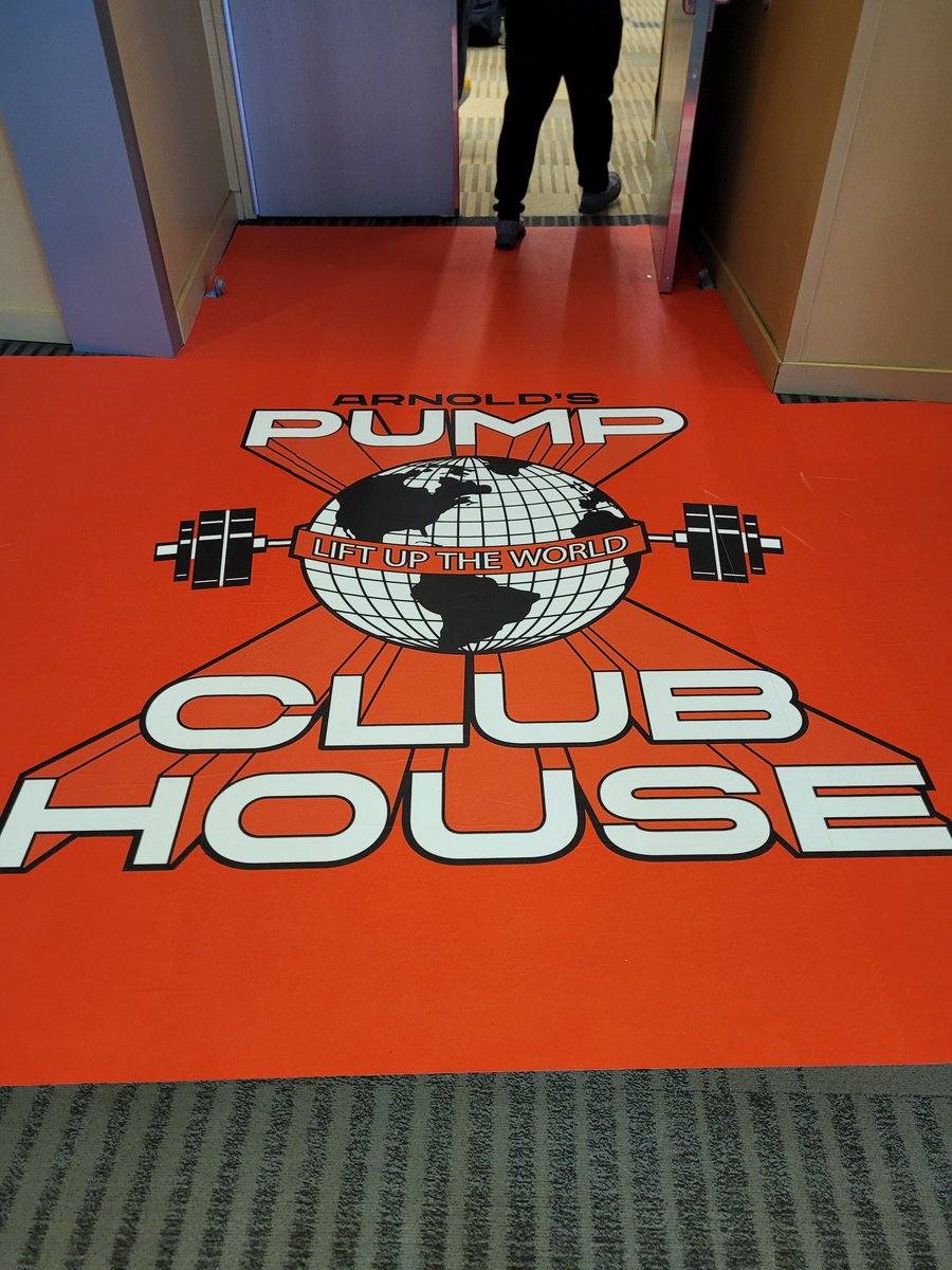 The PUMP HOUSE was excellent! <a href="/Schwarzenegger/">Arnold Schwarzenegger</a> <a href="/TheArnoldFans/">The Arnold Fans</a> <a href="/ArnoldSports/">Arnold</a>
