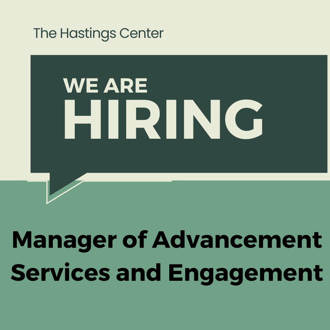 The Hastings Center for Bioethics tweet media