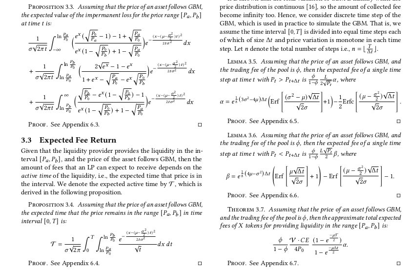 0xfolch's tweet photo. @alpeh_v reminds me of when we decided to replicate some AMM papers in R as part of our research on expected "impermanent loss" in UniV3 - this paper is amazing tho https://t.co/JfMPLdB5JS https://t.co/sxGFGoZBHL